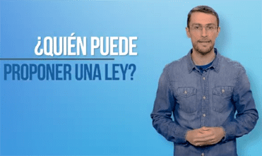 Quién puede proponer la aprobación de una ley